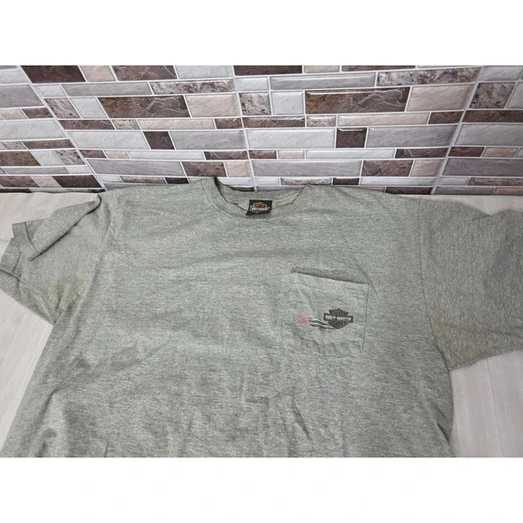 Vintage 2004 Savannah Georgia Harley Davidson T-Shirt XL Oily Distressed Cool... - Picture 3 of 16